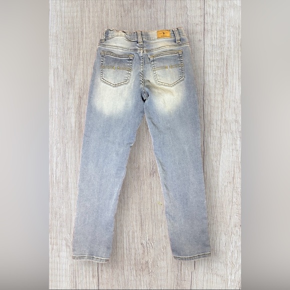 4for$20❗️U.S. Polo Assn. Girls Jeans | Size 8 | Stretchy Blue Medium Wash - Picture 4 of 11